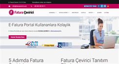 Desktop Screenshot of faturacevirici.com
